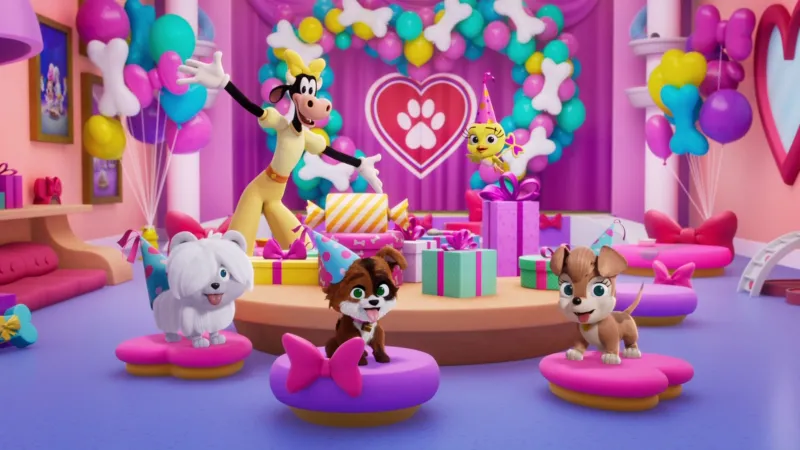 행복한 강아지 생일